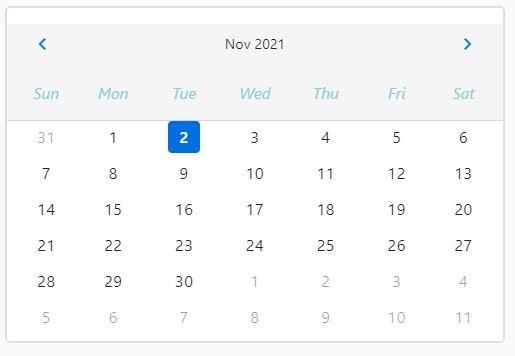  Web Components Calendar