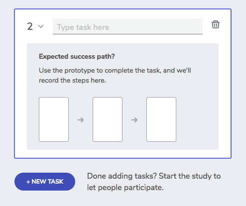 defining tasks for participants in a usability test