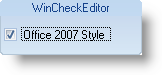 apply the office 2007 style to ultracheckeditor
