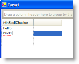 spell check a cell in ultragrid