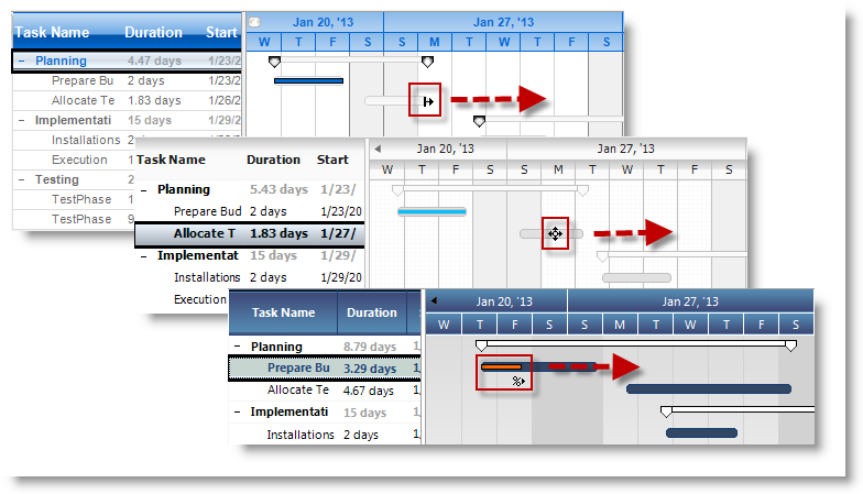 samples timeline
