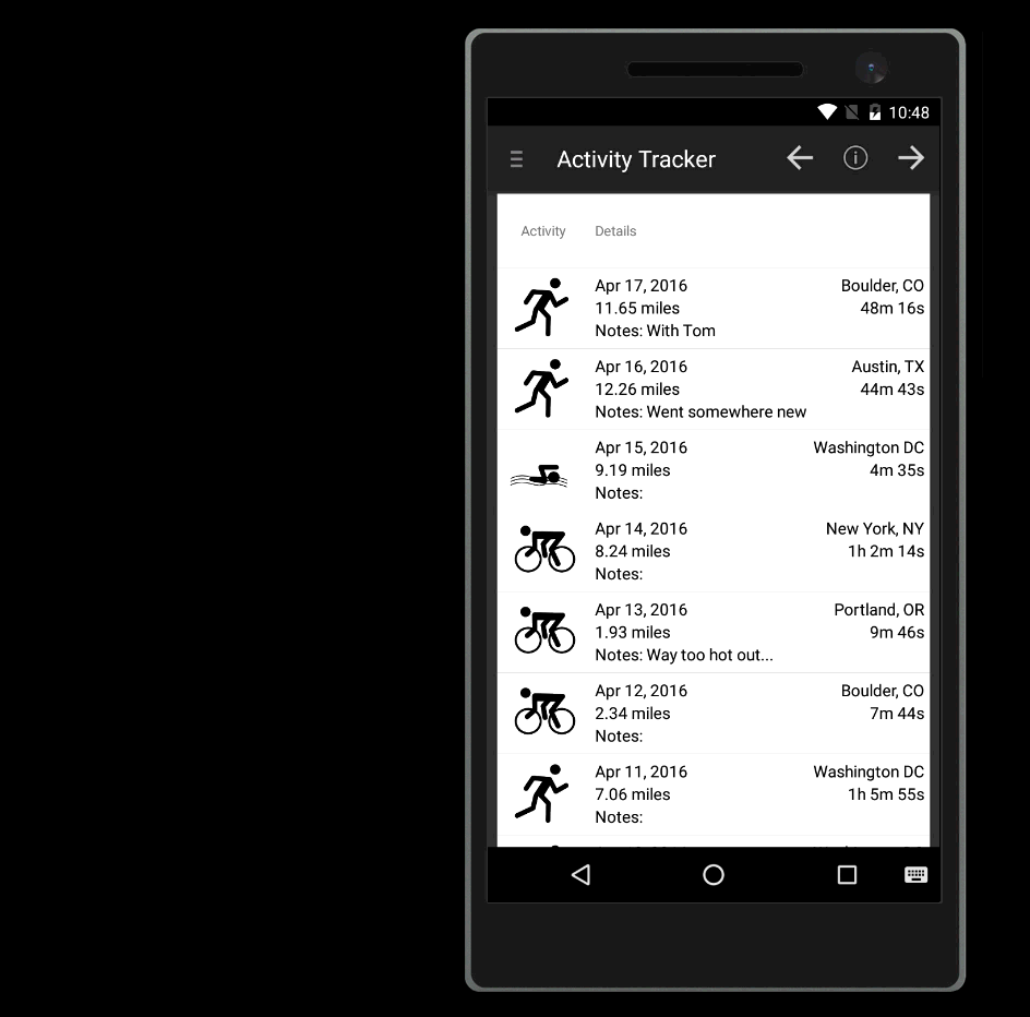 android data grid responsive layout
