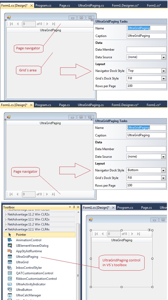 How to implement pagination in UltraGrid control | Infragistics Forums