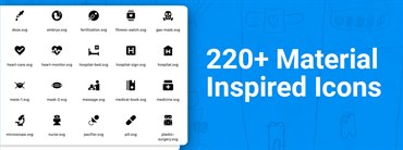 220+ Material Inspired Icons for Great User Experience