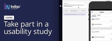 How to Take Part in a Usability Study in Indigo Studio