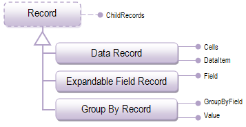 Conceptualized Class Diagram of the Record Classes