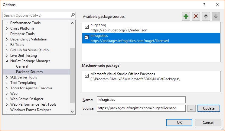 nuget package manager package sources ig server.jpg