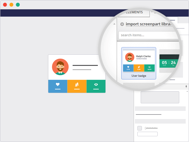 Create reusable design libraries