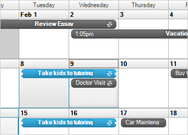 Schedule appointments with any recurrence combination.