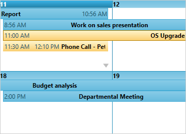 Schedule appointments that span multiple days at a time.