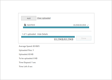 Ignite UI Progress Information