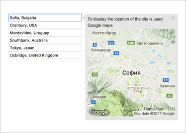 Ignite UI Popover