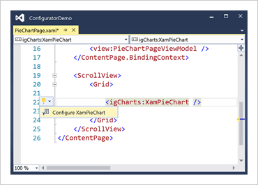 Xamarin Data Chart