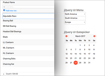 Ignite UI Tile Manager