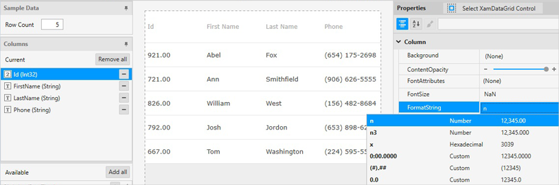 Format Column Strings