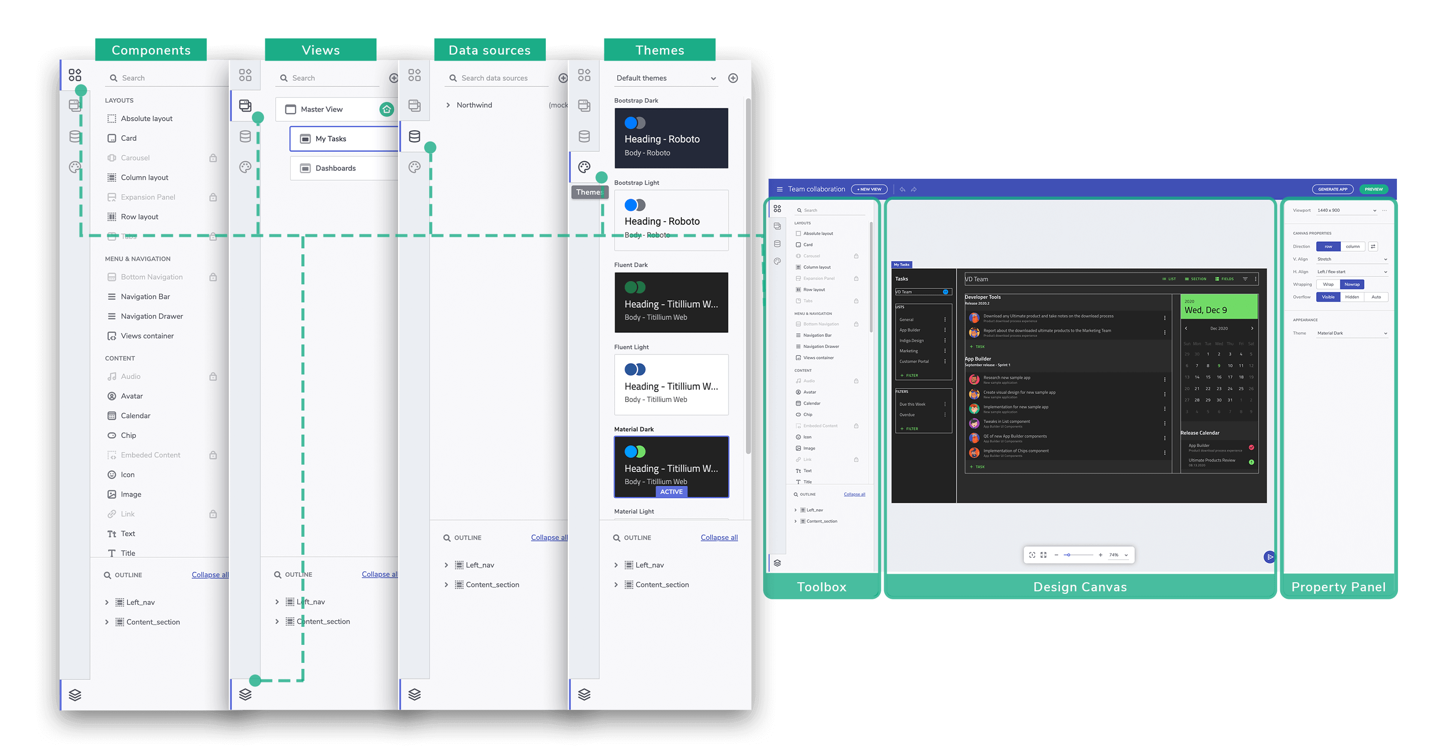 App Builder Interface Overview