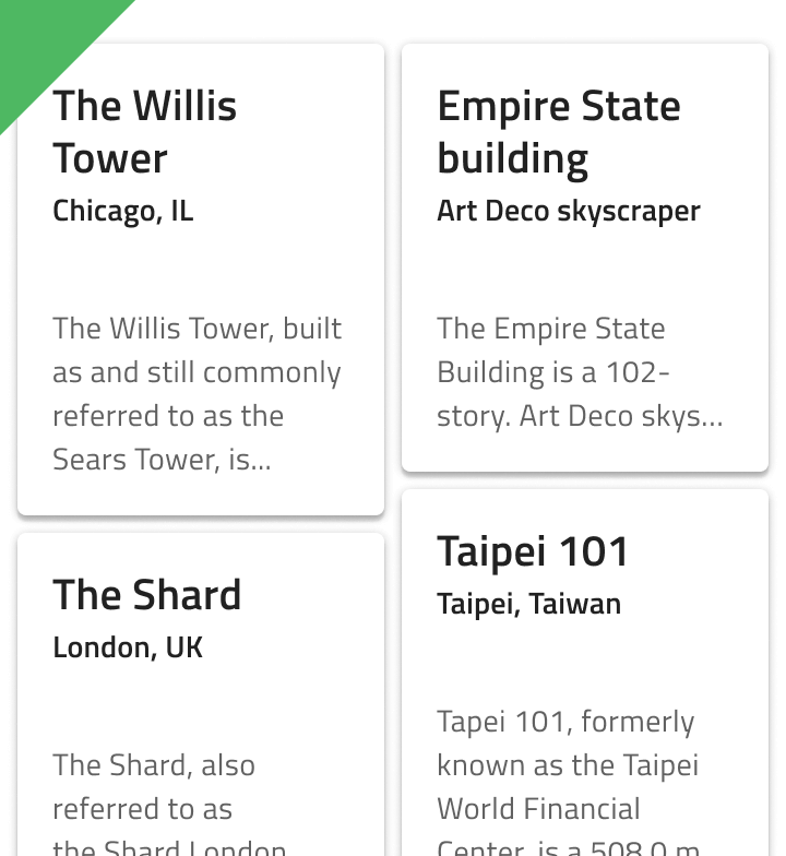 Card Design System Component