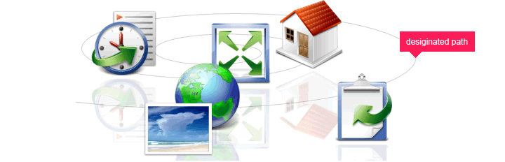 The WPF carousel panel provides continuous movement of objects.
