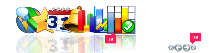 Navigate to specific records using the WPF carousel panel navigation feature.