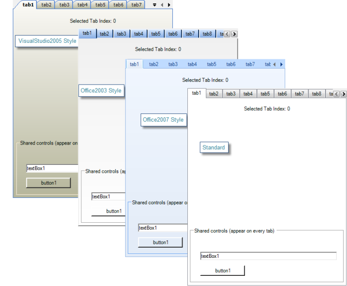 Tab styles tab windows forms